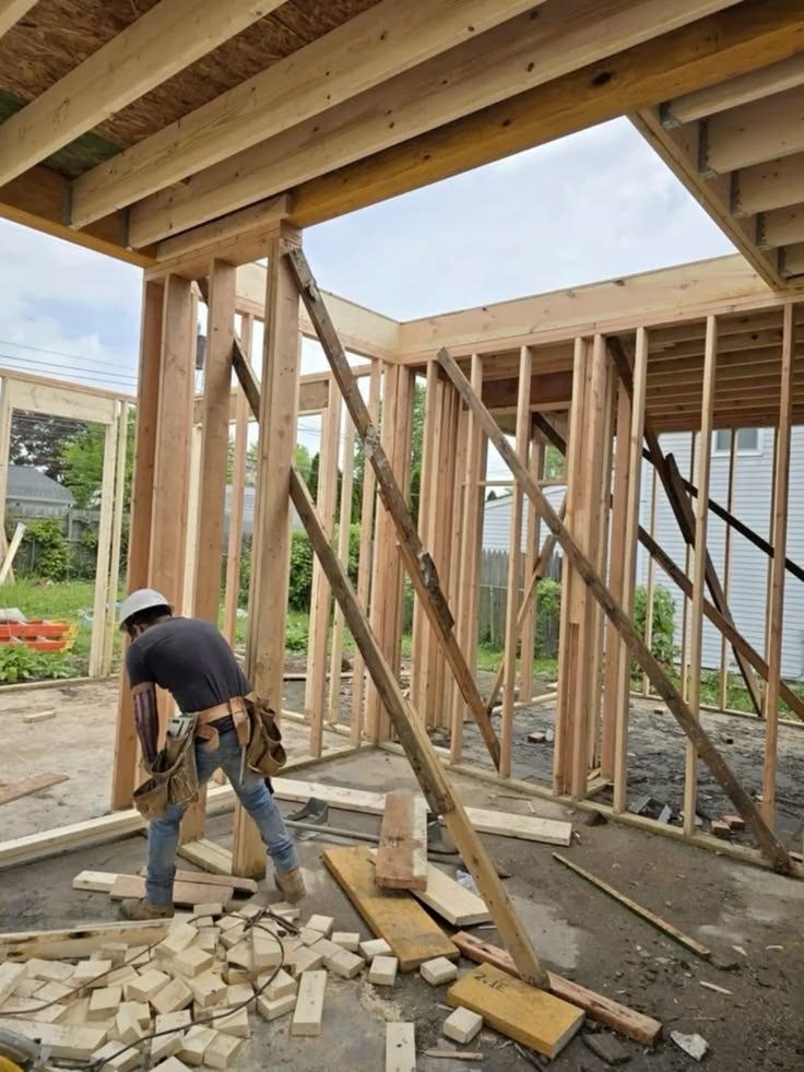 Framing in progress