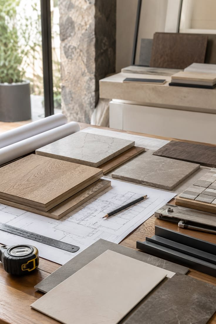 Plans and finish samples