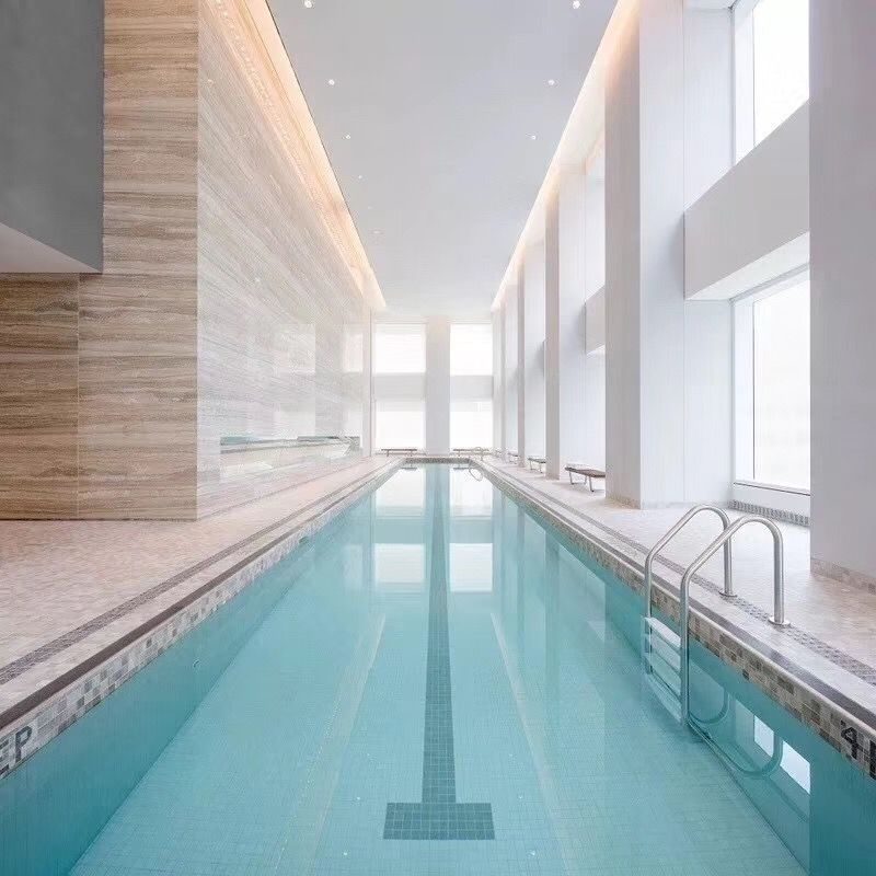Pool of a maintained residence